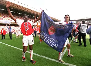 Arsenal V Leicester City Prints: Arsenal vs Leicester City: FA Premiership Showdown at Highbury, May 15, 2004