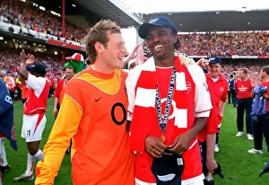 Arsenal V Leicester City Prints: Arsenal vs Leicester City: FA Premiership Showdown - May 15, 2004, Highbury, London