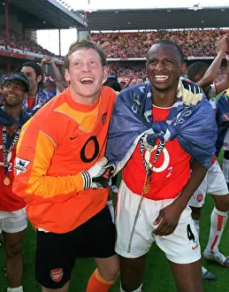 Arsenal V Leicester City Prints: Arsenal vs Leicester City: FA Premiership Showdown - May 15, 2004, Highbury, London