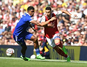 Arsenal V Leicester City 2022-23 Prints: Arsenal vs Leicester City: Martinelli vs Fofana Clash in 2022-23 Premier League