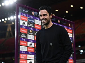 Images Dated 25th October 2020: Arsenal vs Leicester City: Mikel Arteta's Pre-Match Insights (2020-21)