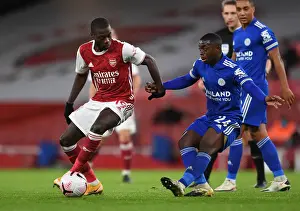 Arsenal vs Leicester City: Pepe vs Mendy - Premier League Clash Amidst Empty Stands (2020-21)