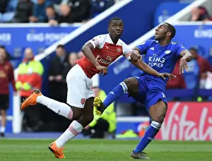 Leicester City V Arsenal 2018-19 Prints: Arsenal vs Leicester City: Premier League Battle at The King Power Stadium (April 2019)
