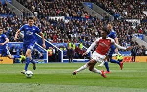Leicester City v Arsenal 2018-19 Collection: Arsenal vs Leicester City: Premier League Clash at The King Power Stadium (April 2019)