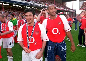 Arsenal vs Leicester City Showdown: FA Premiership Battle at Highbury Stadium, May 15, 2004