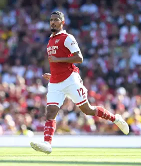 Arsenal vs Leicester City: William Saliba in Action - Premier League 2022-23