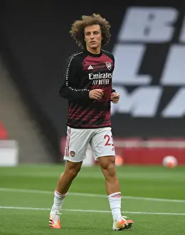 Arsenal V Leicester City 2019-20 Prints: Arsenal vs Leicester: David Luiz Warms Up Ahead of 2019-20 Premier League Clash