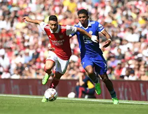 Arsenal V Leicester City 2022-23 Prints: Arsenal vs Leicester: Martinelli vs Fofana Battle at Emirates Stadium (2022-23 Premier League)