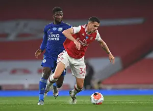 Arsenal V Leicester City 2019-20 Prints: Arsenal vs Leicester: Xhaka vs Iheanacho Clash in Premier League Showdown