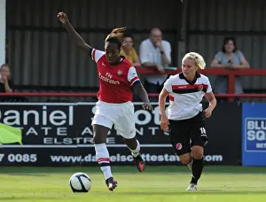 Arsenal Ladies V Lincoln Ladies 2012:13 Prints: Arsenal vs. Lincoln Ladies: A Battle of Skills - Danielle Carter vs