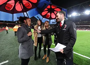 Arsenal vs. Liverpool: Alex Scott's Half Time Interview (2015/16)