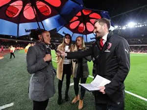 Arsenal vs. Liverpool: Alex Scott's Half-Time Interview (2015/16)