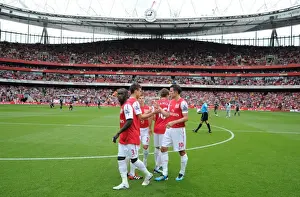 Arsenal vs Liverpool: Bacary Sagna's Determined Stance at Emirates Stadium (2011-2012)
