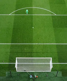Arsenal V Liverpool 2018-19 Prints: Arsenal vs Liverpool: Bernd Leno Focused Amidst Premier League Tension (2018-19)
