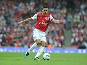 Arsenal vs. Liverpool: Clash of Titans - Nasri and van Persie in Premier League Action