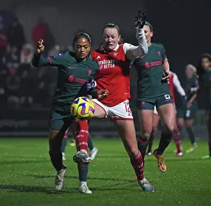 Arsenal Women V Liverpool Women 2022-23 Prints: Arsenal vs. Liverpool: FA Women's Super League Showdown - A Battle of Titans (2022-23)