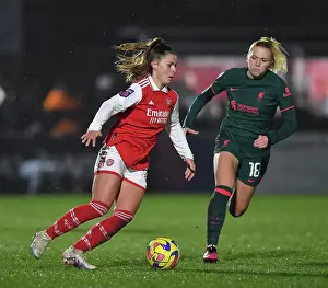Arsenal Women V Liverpool Women 2022-23 Prints: Arsenal vs. Liverpool: A FA Women's Super League Showdown - Battle of the Titans