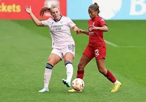 Liverpool Women V Arsenal Women 2022-23 Prints: Arsenal vs Liverpool: FA Women's Super League Showdown at Prenton Park