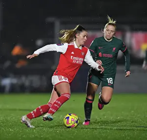 Arsenal Women V Liverpool Women 2022-23 Prints: Arsenal vs. Liverpool: A Fierce FA Women's Super League Showdown
