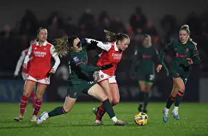 Arsenal Women V Liverpool Women 2022-23 Prints: Arsenal vs. Liverpool: Intense Battle in FA Women's Super League