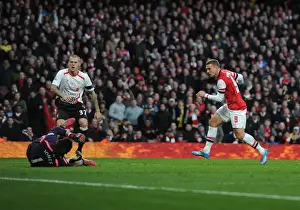 Arsenal vs Liverpool: Lukas Podolski Scores the Second Goal in FA Cup Fifth Round