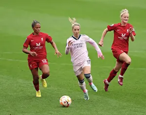 Liverpool Women V Arsenal Women 2022-23 Prints: Arsenal vs. Liverpool: Nobbs Faces Off in FA WSL Clash