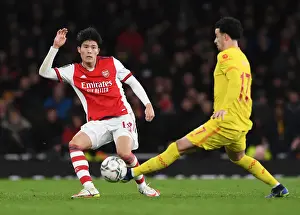 Arsenal vs Liverpool Showdown: Tomiyasu Evades Jones in Intense Carabao Cup Clash