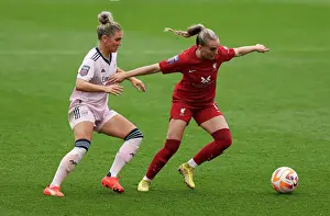 Liverpool Women V Arsenal Women 2022-23 Prints: Arsenal vs. Liverpool: Women's Super League Clash at Prenton Park