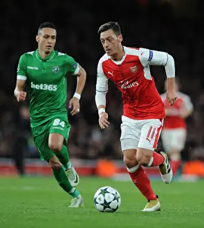 Arsenal vs Ludogorets: Ozil Clashes with Marcelinho in Champions League Showdown