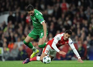 Arsenal v PFC Ludogorets Razgrad 2016-17 Collection: Arsenal vs Ludogorets: Sanchez Faces Off in Champions League Clash