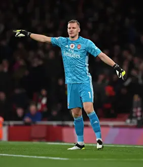 Arsenal V Manchester City 2019-20 Prints: Arsenal vs Manchester City: Bernd Leno Focused Amidst Premier League Battle (December 2019)