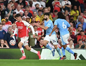 Arsenal v Manchester City 2023-24 Collection: Arsenal vs Manchester City: Clash of Titans in the 2023-24 Premier League