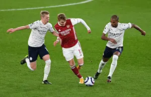Arsenal V Manchester City 2020-21 Prints: Arsenal vs Manchester City: Clash of Titans in Empty Emirates Stadium, February 2021