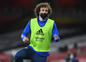 Arsenal vs Manchester City: David Luiz at Empty Emirates Stadium, Premier League 2020-21