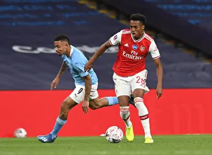 Arsenal vs Manchester City: FA Cup Semi-Final Battle - Willock vs. Gabriel Jesus at Wembley Stadium