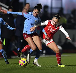 Arsenal Women V Manchester City Women - Conti Cup 2022-23 Prints: Arsenal vs Manchester City: FA Women's League Cup Showdown