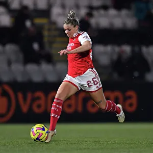 Arsenal Women V Manchester City Women - Conti Cup 2022-23 Prints: Arsenal vs Manchester City: FA WSL Cup Semi-Final Showdown - A Clash of Titans: Wienroither vs City