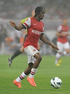 Images Dated 27th July 2012: Arsenal vs Manchester City: Gervinho in Action at the Bird's Nest Stadium, Beijing