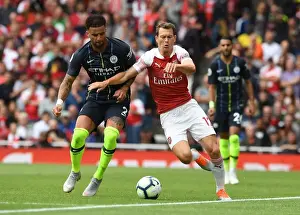 Arsenal V Manchester City 2018-19 Prints: Arsenal vs Manchester City: Lichtsteiner vs Walker - Premier League Clash