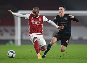 Arsenal vs Manchester City Rivalry: Lacazette vs Foden - Emirates Showdown in Empty Carabao Cup Quarterfinals