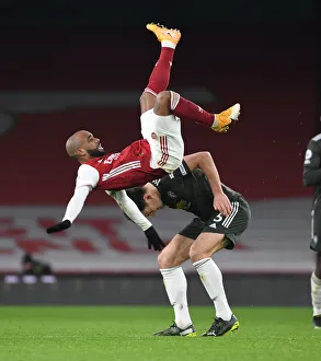 Arsenal vs Manchester United: Lacazette vs Maguire - Premier League Showdown Amidst Empty Seats (January 2021)
