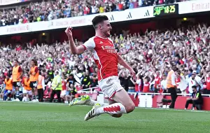 Arsenal vs Manchester United: Declan Rice Scores the Second Goal (2023-24)