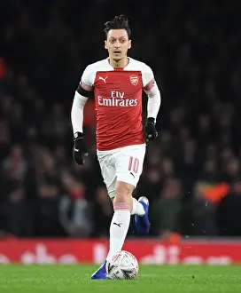 Arsenal V Manchester United FA Cup 2018-19 Prints: Arsenal vs Manchester United: FA Cup Clash - Ozil Leads Gunners