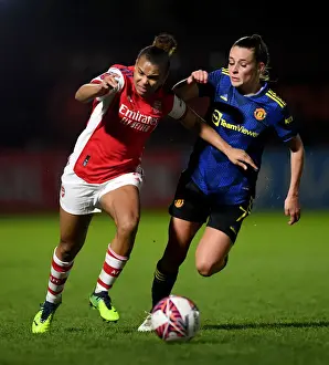 Arsenal V Manchester United - Conti Cup 2021-22 Prints: Arsenal vs Manchester United: FA Womens Continental Tyres League Cup Quarterfinal Showdown