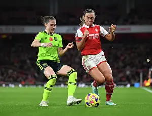 Arsenal Women V Manchester United Women 2022-23 Prints: Arsenal vs Manchester United: FA Women's Super League Clash at Emirates Stadium (2022-23)