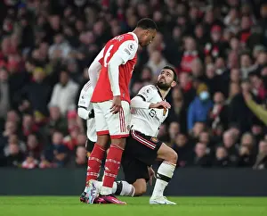 Arsenal vs Manchester United: Gabriel Faces Off Against Bruno Fernandes in Intense Premier League Clash