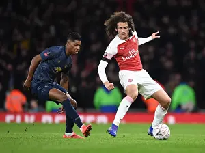 Arsenal V Manchester United FA Cup 2018-19 Prints: Arsenal vs Manchester United: Guendouzi vs Rashford Clash in FA Cup Fourth Round