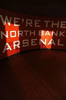 Arsenal V Manchester United 2013-14 Prints: Arsenal vs Manchester United: Inside the North Bank at Emirates Stadium