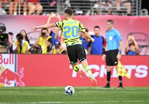 Arsenal V Manchester United - Pre Season 2023-24 Prints: Arsenal vs Manchester United: Jorginho Scores the Penalty in Pre-Season Clash (2023-24)
