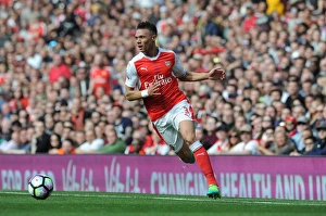 Arsenal V Manchester United 2016-17 Prints: Arsenal vs Manchester United: Kieran Gibbs in Action, Premier League 2016-17